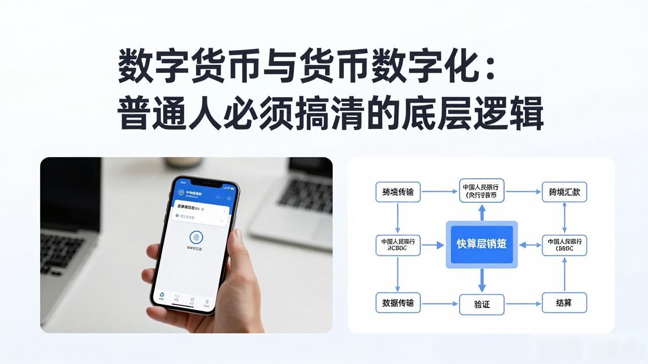 数字货币与货币数字化：普通人必须搞清的底层逻辑