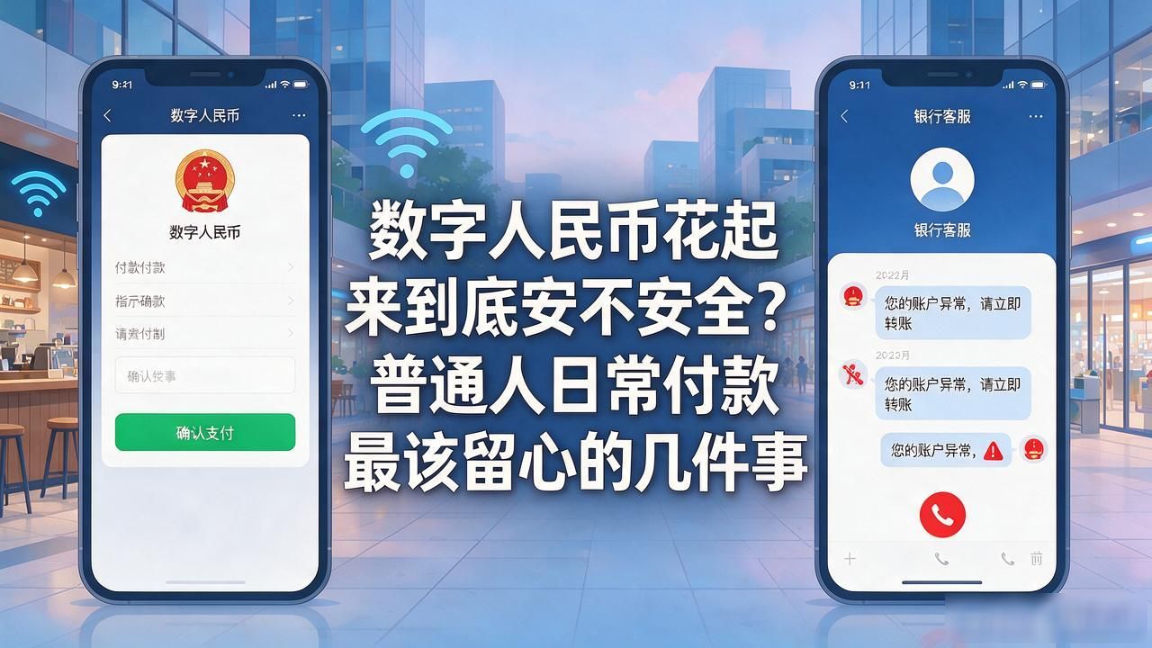数字人民币花起来到底安不安全？普通人日常付款最该留心的几件事