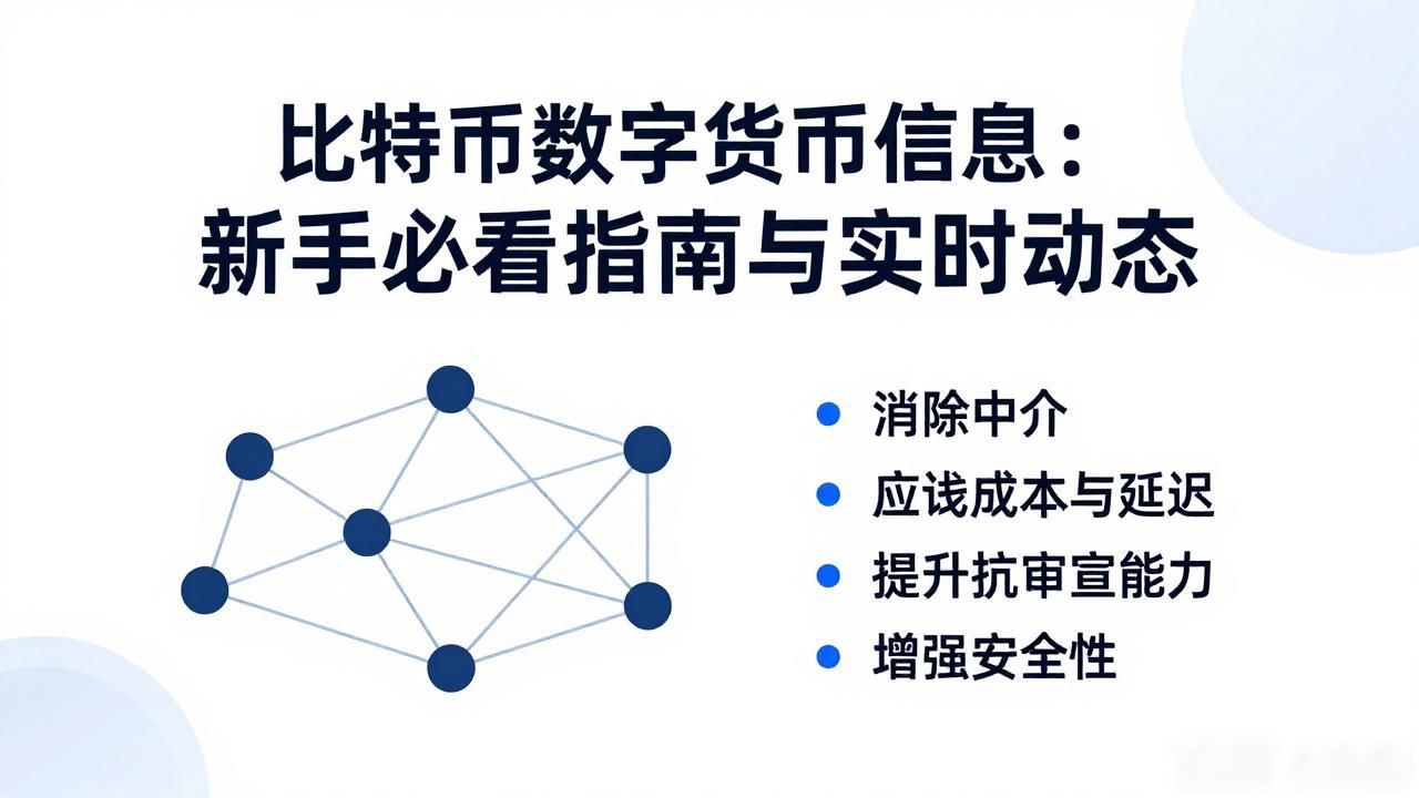 比特币数字货币信息：新手必看指南与实时动态