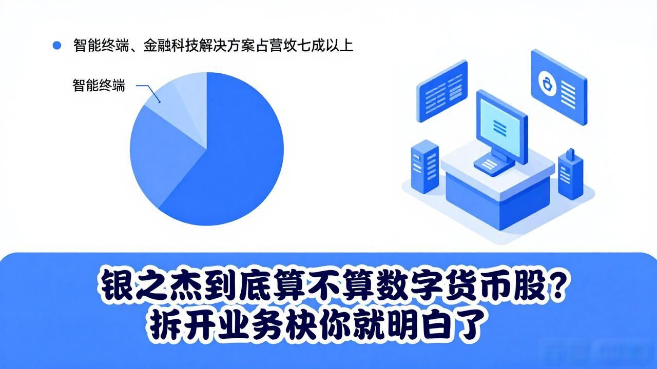银之杰到底算不算数字货币股？拆开业务板块你就明白了