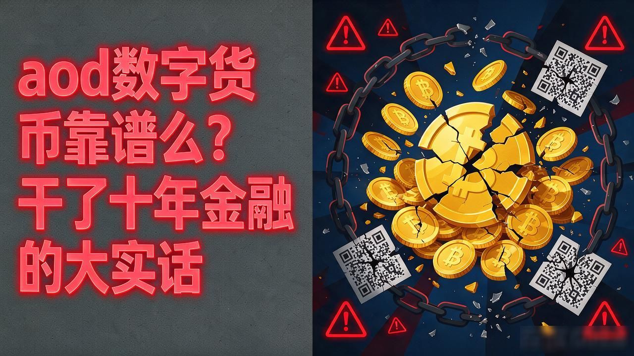 aod数字货币靠谱么？干了十年金融的大实话