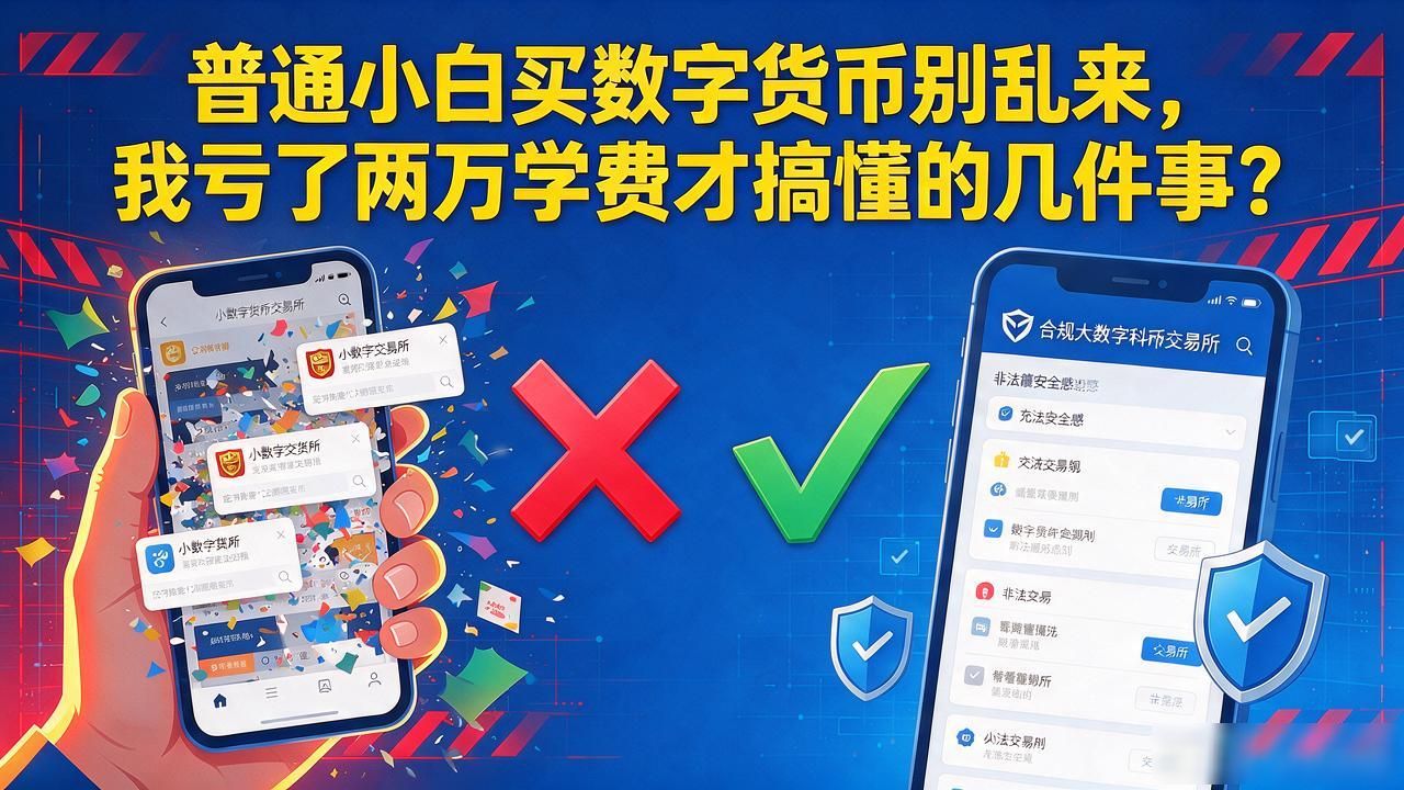 普通小白买数字货币别乱来，我亏了两万学费才搞懂的几件事