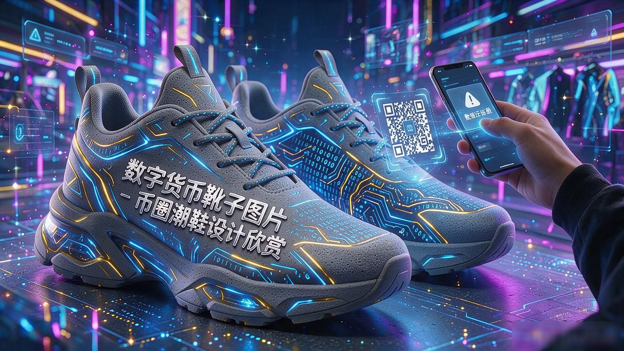 数字货币靴子图片 - 币圈潮鞋设计欣赏
