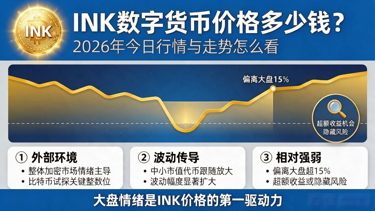 ink数字货币价格多少钱？2026年今日行情与走势怎么看