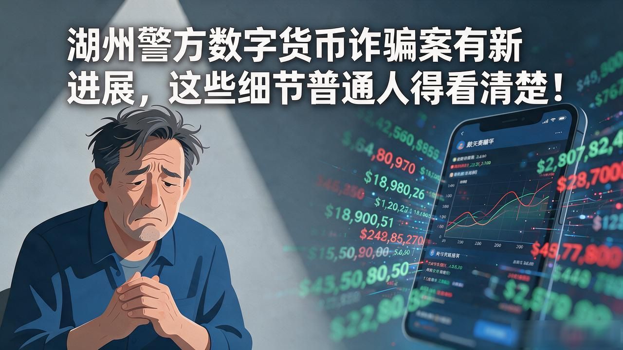 湖州警方数字货币诈骗案有新进展，这些细节普通人得看清楚