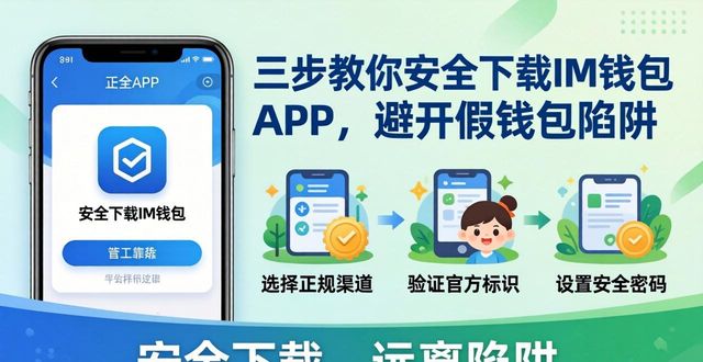 三步教你安全下载im钱包APP，避开假钱包陷阱