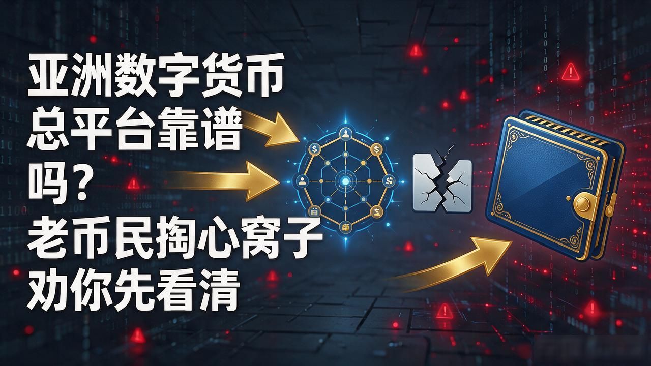 亚洲数字货币总平台靠谱吗？老币民掏心窝子劝你先看清