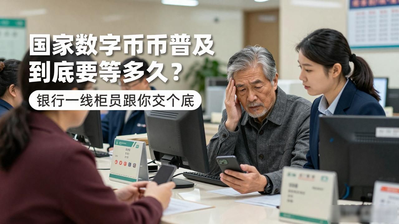 国家数字货币普及到底要等多久？银行一线柜员跟你交个底