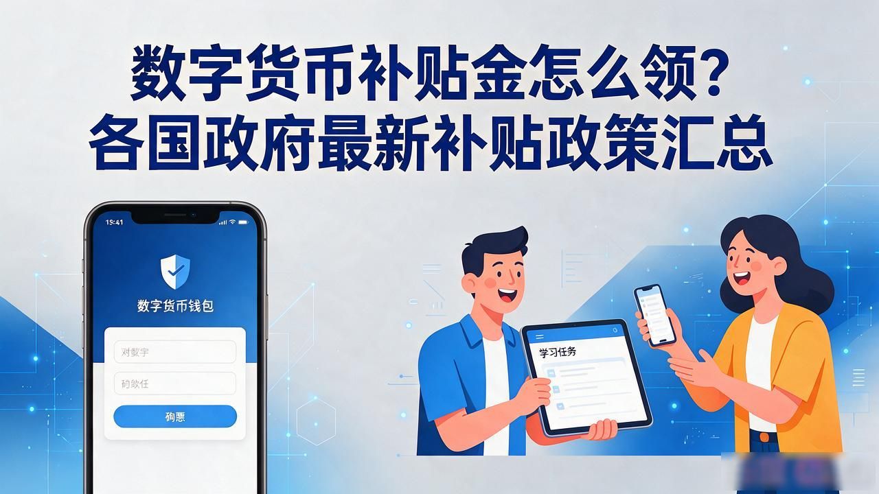 数字货币补贴金怎么领？各国政府最新补贴政策汇总
